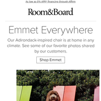 Room & Board email thumbnail