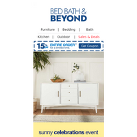 Bed Bath and Beyond email thumbnail