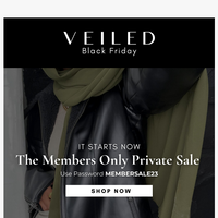 Veiled Collection email thumbnail