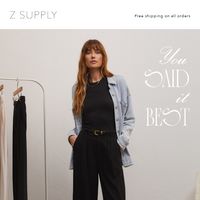 Z SUPPLY email thumbnail