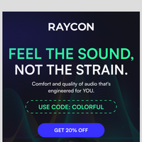 Raycon email thumbnail