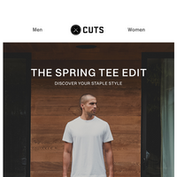 Cuts Clothing email thumbnail