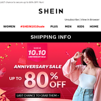 Shein Australia email thumbnail