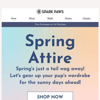 Spark Paws email thumbnail