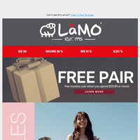 Lamo Footwear email thumbnail