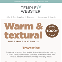 Temple & Webster email thumbnail