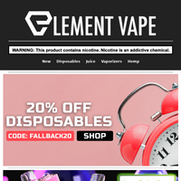 Element Vape email thumbnail