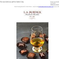 L.A. Burdick Chocolate email thumbnail