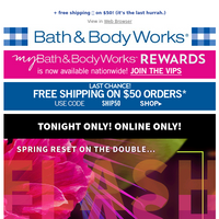 Bath and Body Works email thumbnail