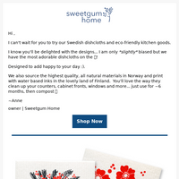 Sweetgum Home email thumbnail