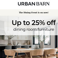 Urban Barn email thumbnail