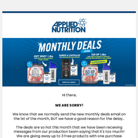 Applied Nutrition email thumbnail