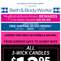 Bath and Body Works email thumbnail