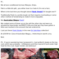 The Meatery email thumbnail