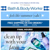 Bath and Body Works email thumbnail