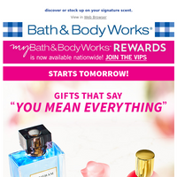 Bath and Body Works email thumbnail