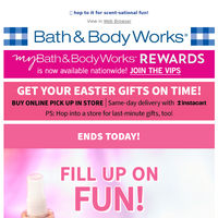 Bath and Body Works email thumbnail