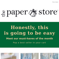 The Paper Store email thumbnail