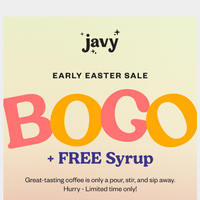 Javy Coffee email thumbnail