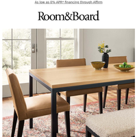 Room & Board email thumbnail