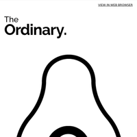 The Ordinary email thumbnail