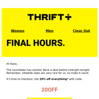 Thrift+ email thumbnail