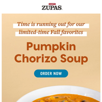 Cafe Zupas email thumbnail