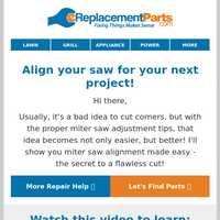 eReplacementParts email thumbnail