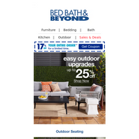 Bed Bath and Beyond email thumbnail