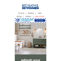 Bed Bath and Beyond email thumbnail