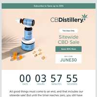 The CBDistillery email thumbnail