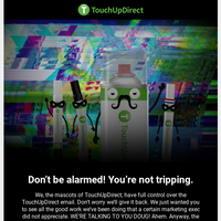 TouchUpDirect email thumbnail