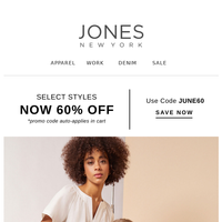 Jones New York email thumbnail