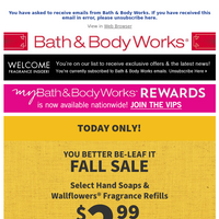 Bath and Body Works email thumbnail