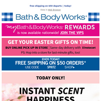 Bath and Body Works email thumbnail