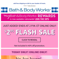 Bath and Body Works email thumbnail