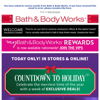 Bath and Body Works email thumbnail