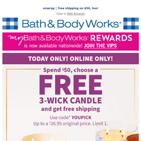 Bath and Body Works email thumbnail