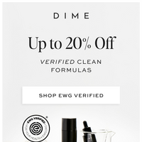 DIME Beauty email thumbnail