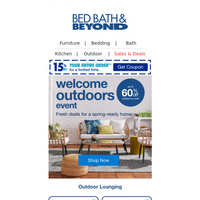 Bed Bath and Beyond email thumbnail