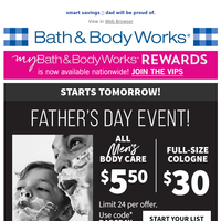 Bath and Body Works email thumbnail