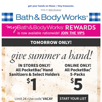 Bath and Body Works email thumbnail