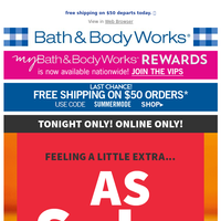 Bath and Body Works email thumbnail