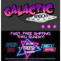 Galactic Snacks email thumbnail