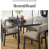 Room & Board email thumbnail