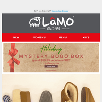 Lamo Footwear email thumbnail