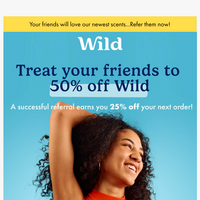 Wild Natural Deodorant email thumbnail