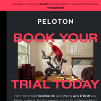 Peloton email thumbnail