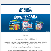 Applied Nutrition email thumbnail