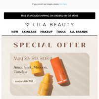 Lila Beauty email thumbnail